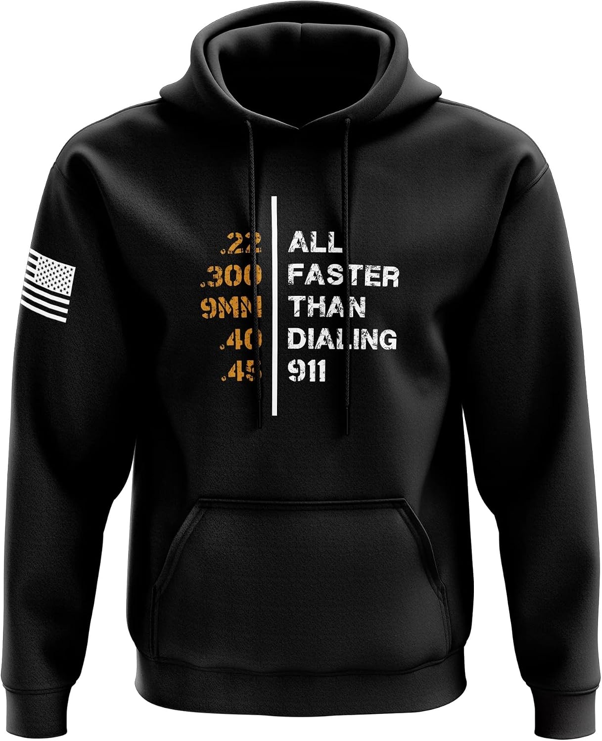 Tactical Pro Supply Patriotic Heavyweight Hoodie for Men and Women, Decorated in USA