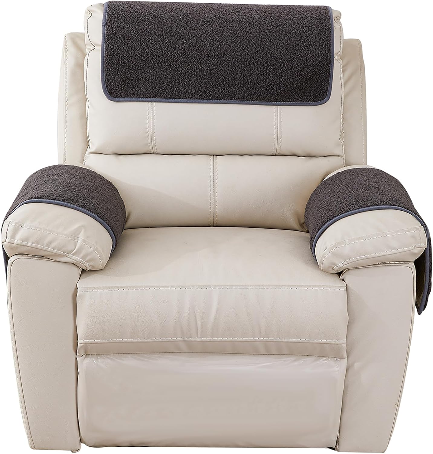 NNSMUN Recliner Headrest Protector with Arm Covers for