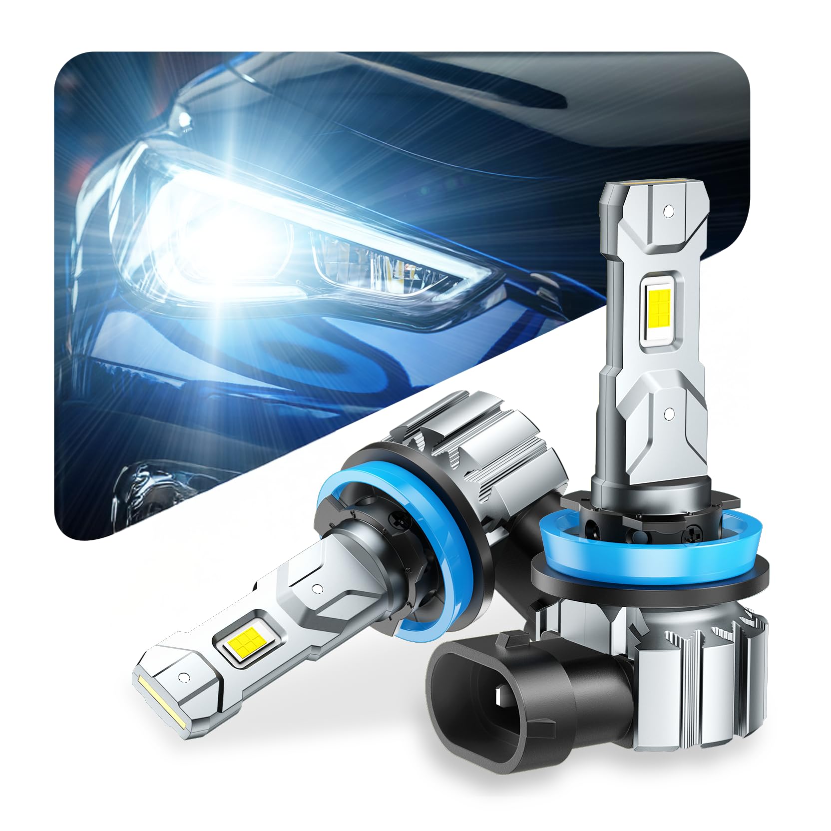 Amazon | Marsauto H11 led ヘッドライト 爆光 28000LM 車検対応 H11