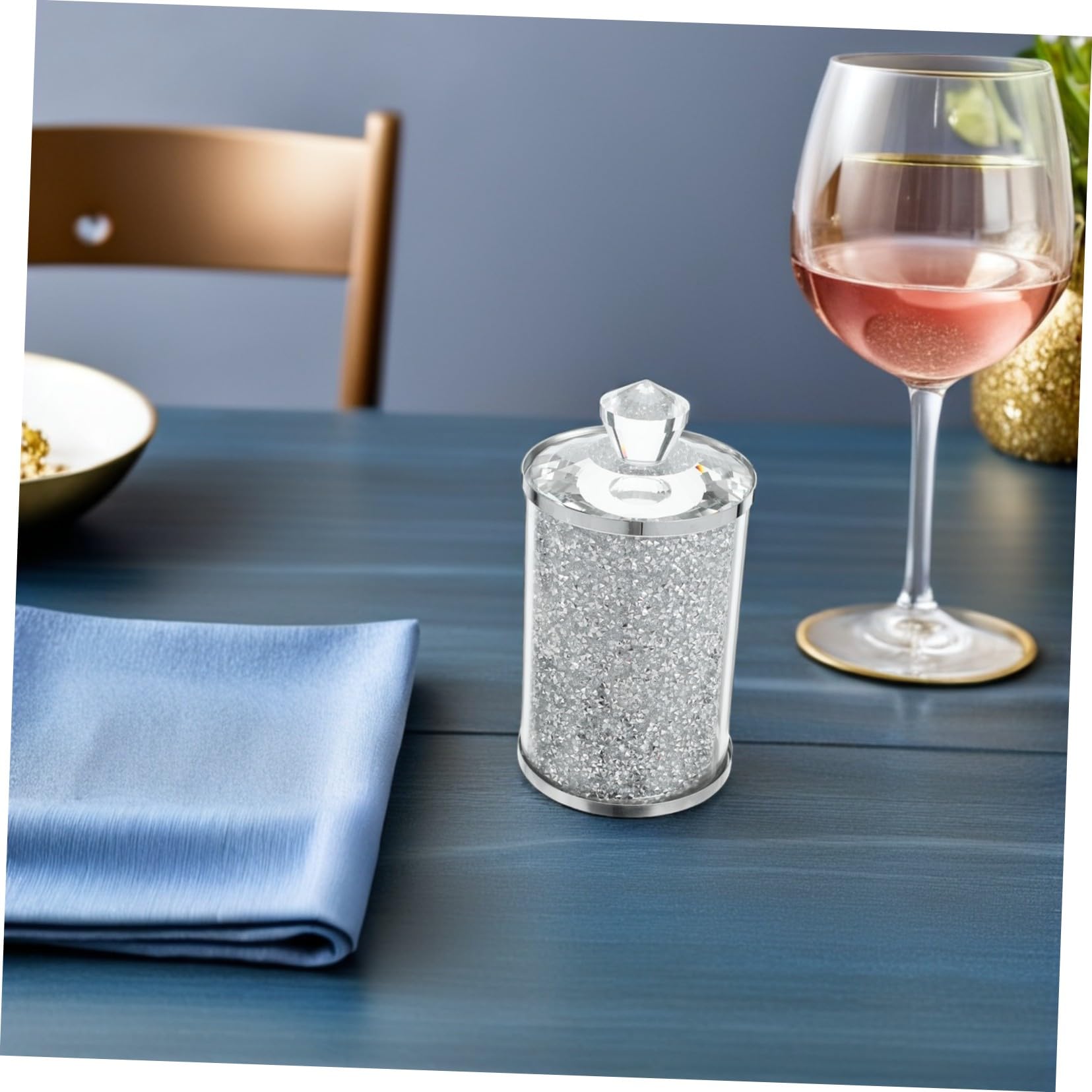 Tarro Cristal Almacenamiento Hermético con Tapa Diseño y Versátil para Café Té Azúcar y Especias Frasco Seguro para Cocina y Mostrador