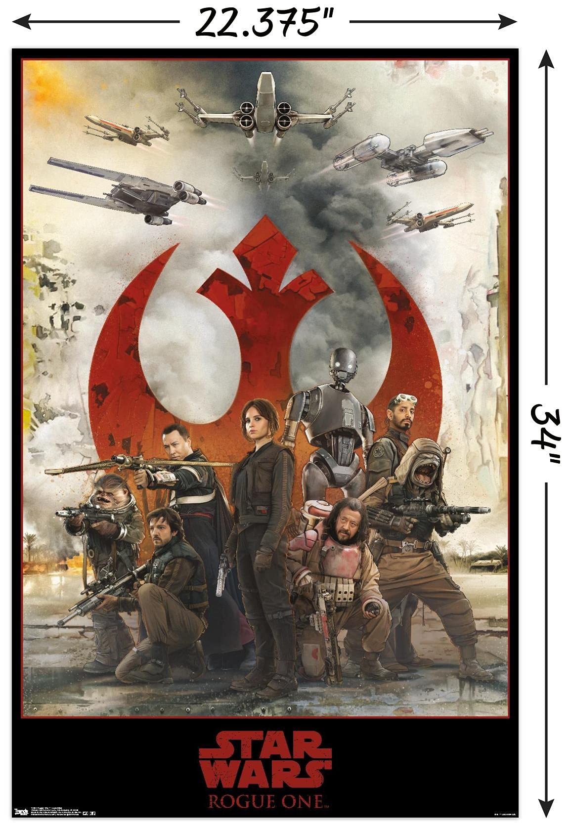 Amazon.com: Trends International Star Wars: Rogue One - Assemble