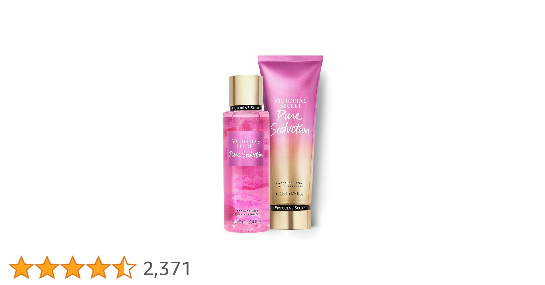 Victoria's Secret Pure Seduction 3点セット Pure Seduction Set by Victorias Secret for Women - 2 Pc Gif