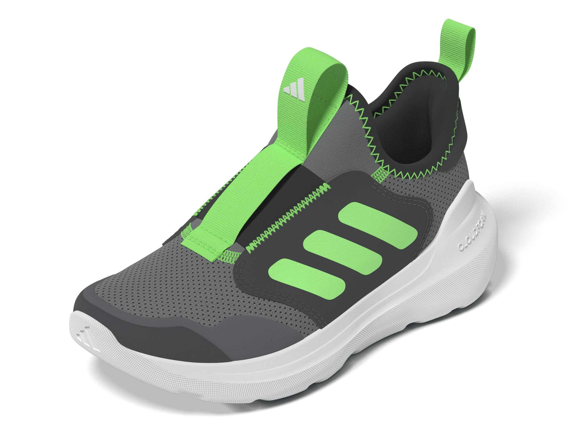 adidas Uniseks - dzieci TENSAUR COMFORT SHOES CHILDREN, grey three/lime burst/grey five, 31 1/2 EU