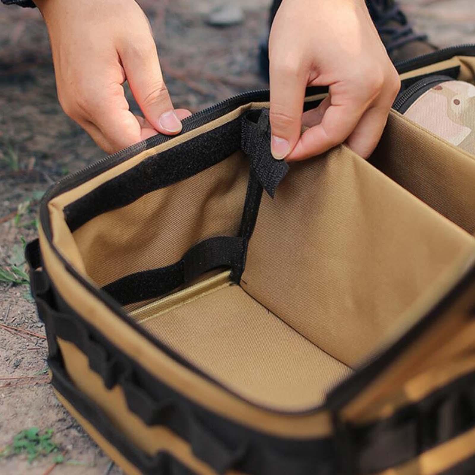 Borsa portaoggetti da picnic con resistente borsa portaoggetti portatile per bombole, comoda da trasportare durante le attività all'aperto, da