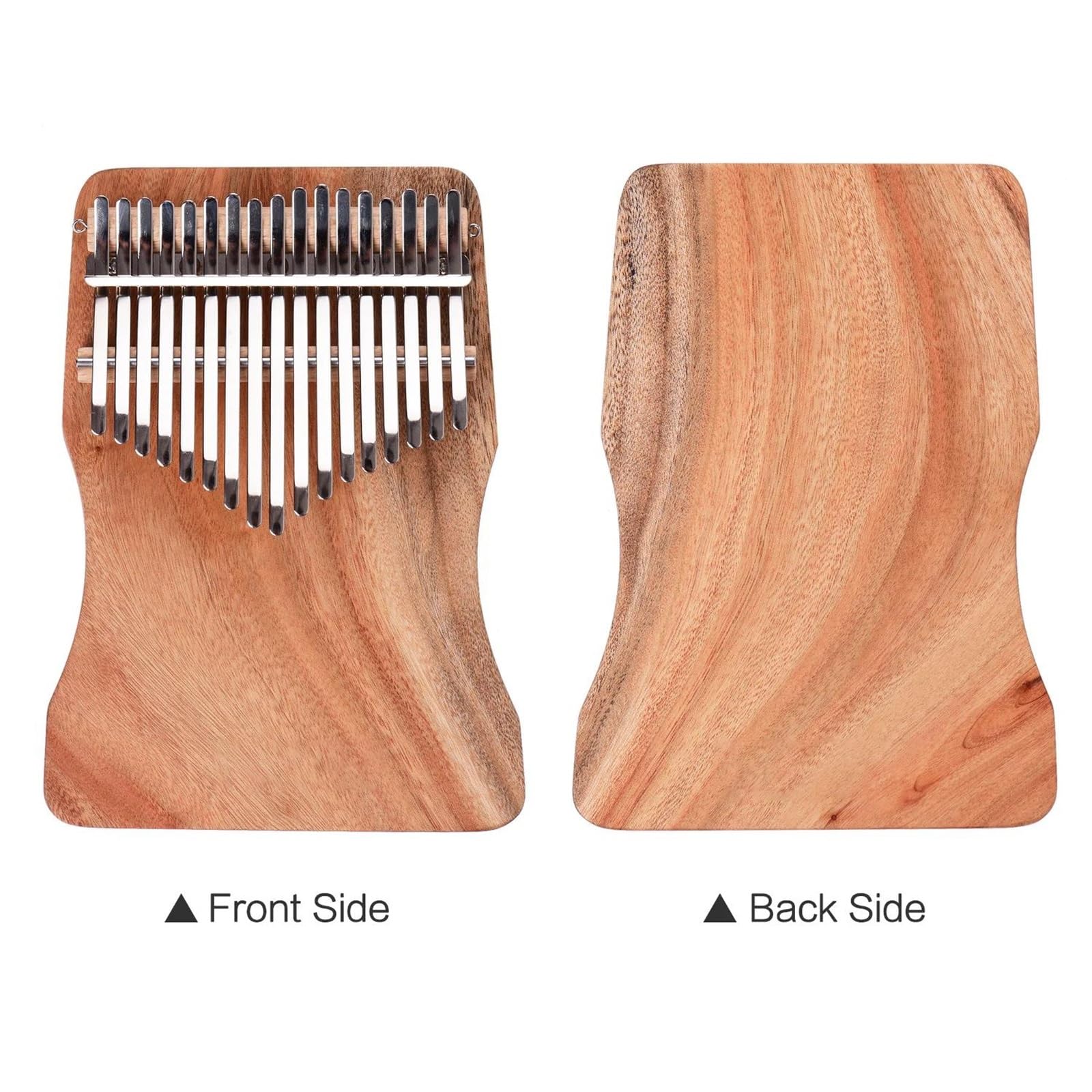 Kalimba Fortepian 17-klawiszowy Fortepian Kalimba Camphorwood C Tone Z Torbą Do Noszenia Książka Muzyczna Skala Muzyczna Naklejki Młotek Tuningowy(Set1)