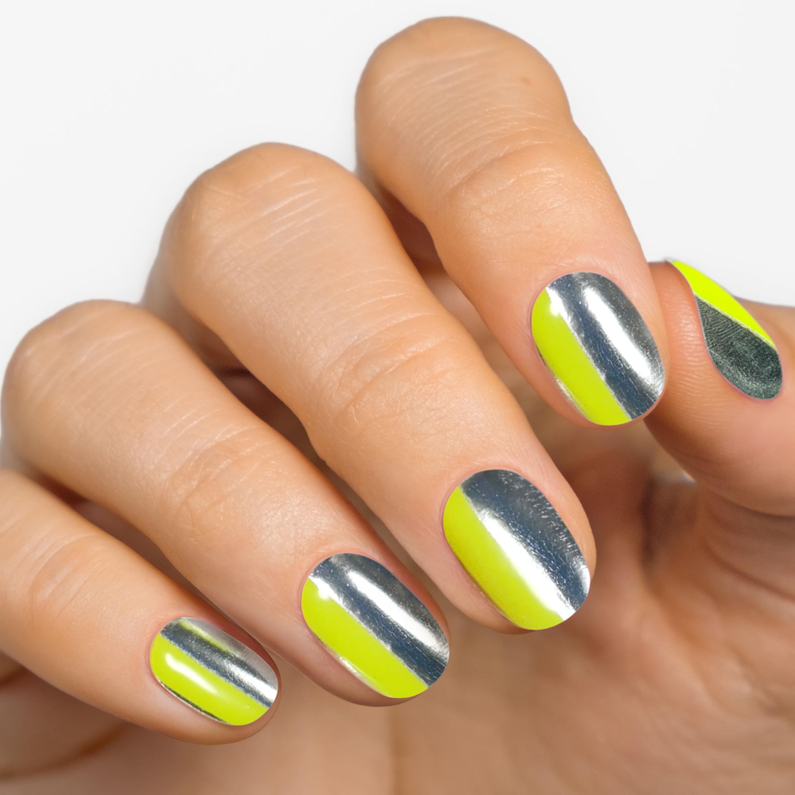 MOYOU LONDON Semi Cured Gel Nail Strips, 20 Pcs. Waterproof Gel Nail Wraps, Cures in Sunlight or UV/LED Lamp - Image 2