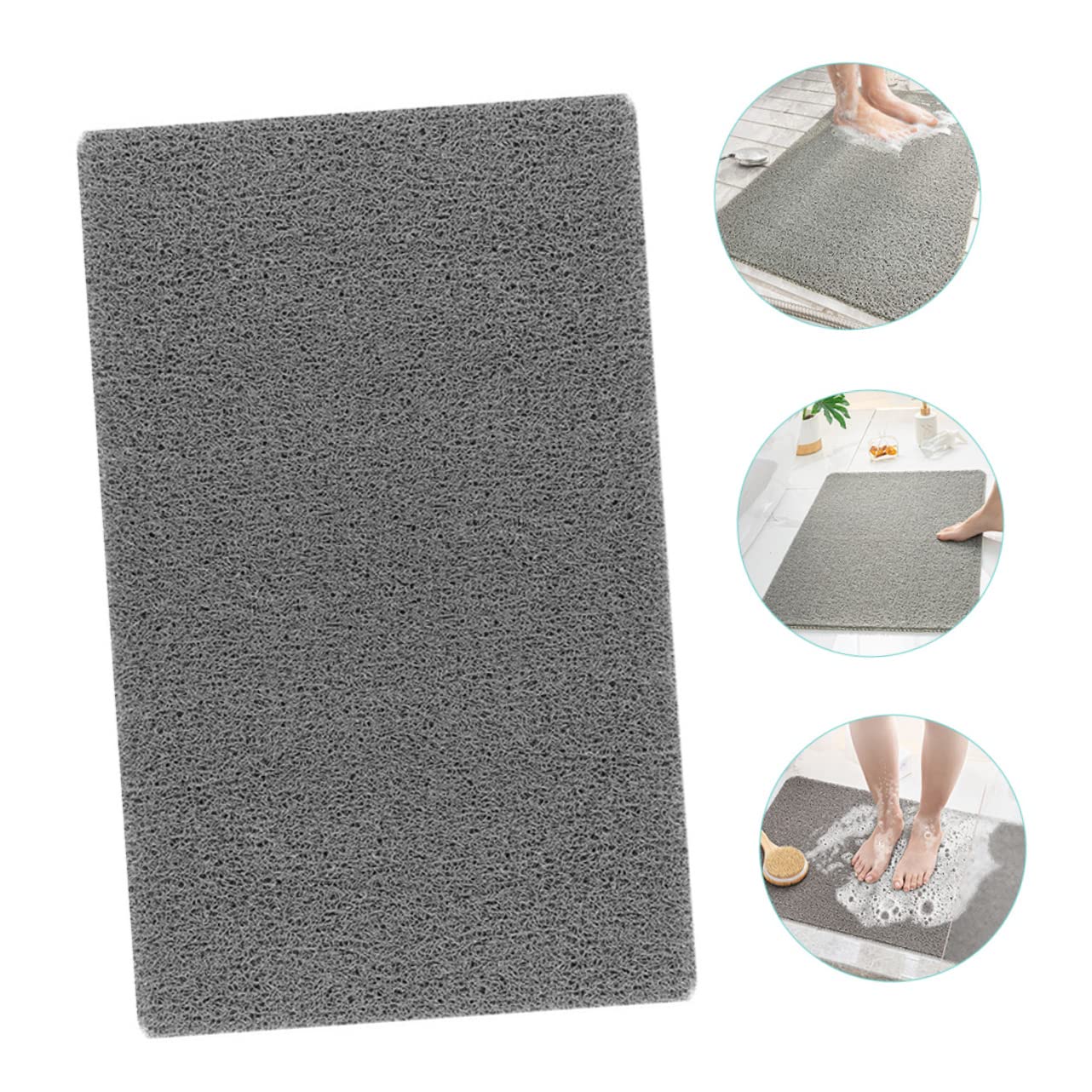 Alfombra de Baño Antideslizante de PVC para Interiores