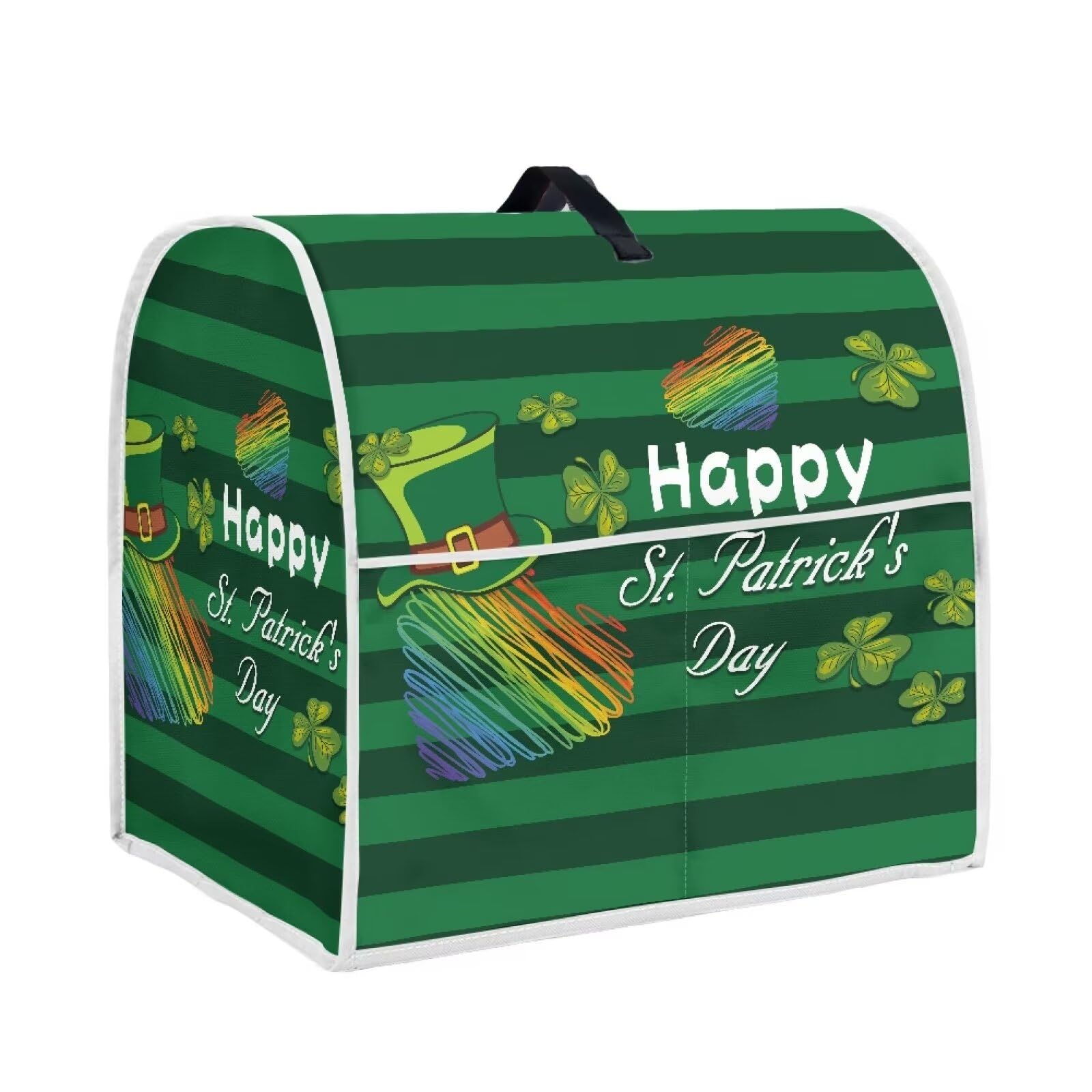 HOWILATH St Patricks Food Dust Cover Compatible with 6-8 Quart Kitchen Mixer, Stand Mixer Desktop Decor Suitable for Coffee Machine Blender Juicer-L