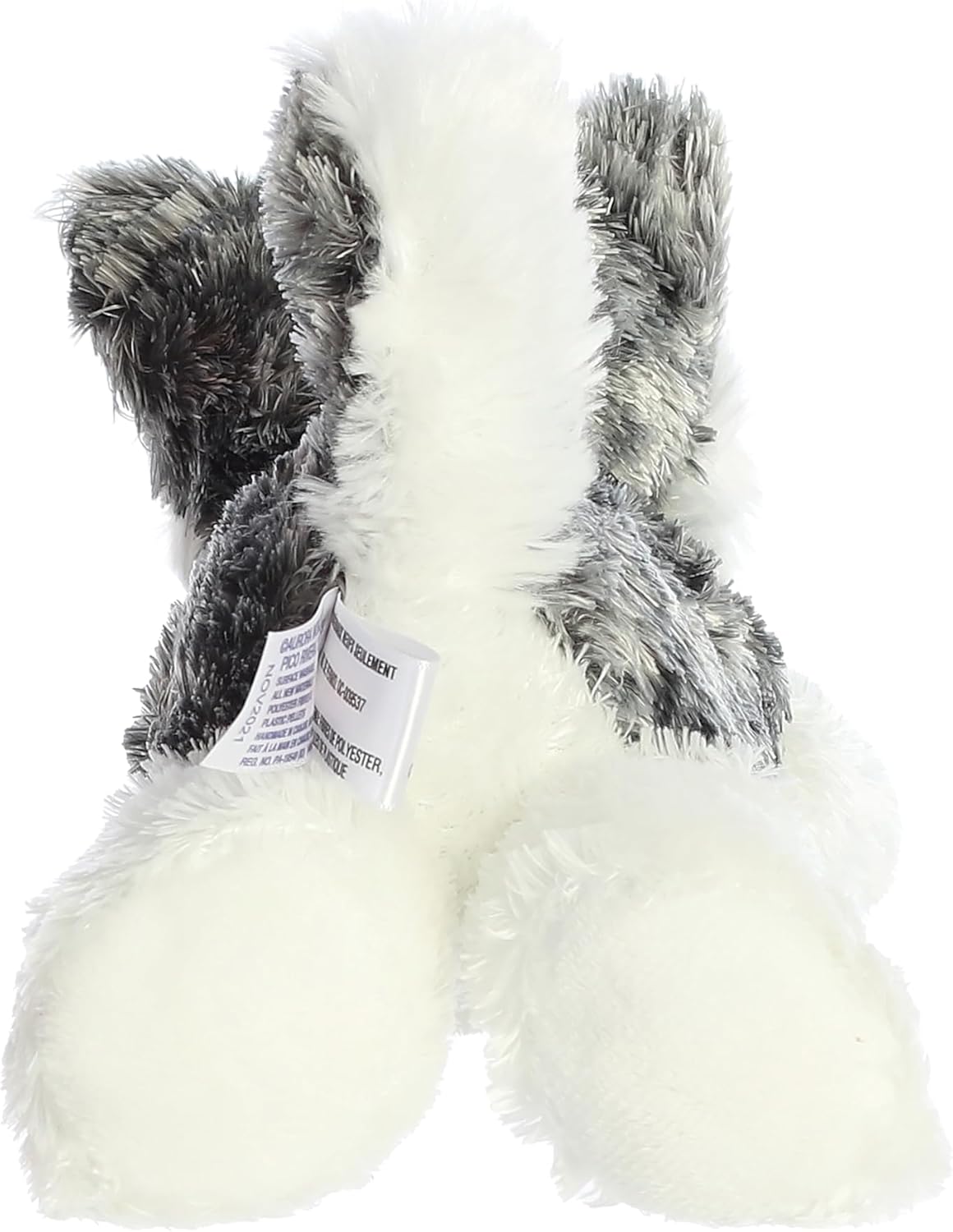 Aurora® Adorable Mini Flopsie™ Mush™ Stuffed Animal - Mini Companions Ready for Playful Adventures - for Kids All Ages, Toddlers, Adults, and Families - Gray 8 Inches - Image 4