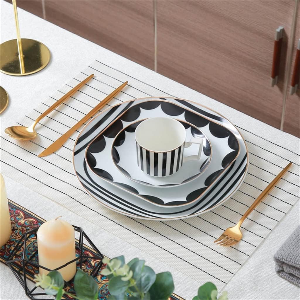 Cutlery Combination Dinner Plate Placemat Set Table Set Plate Tableware Home Decoration