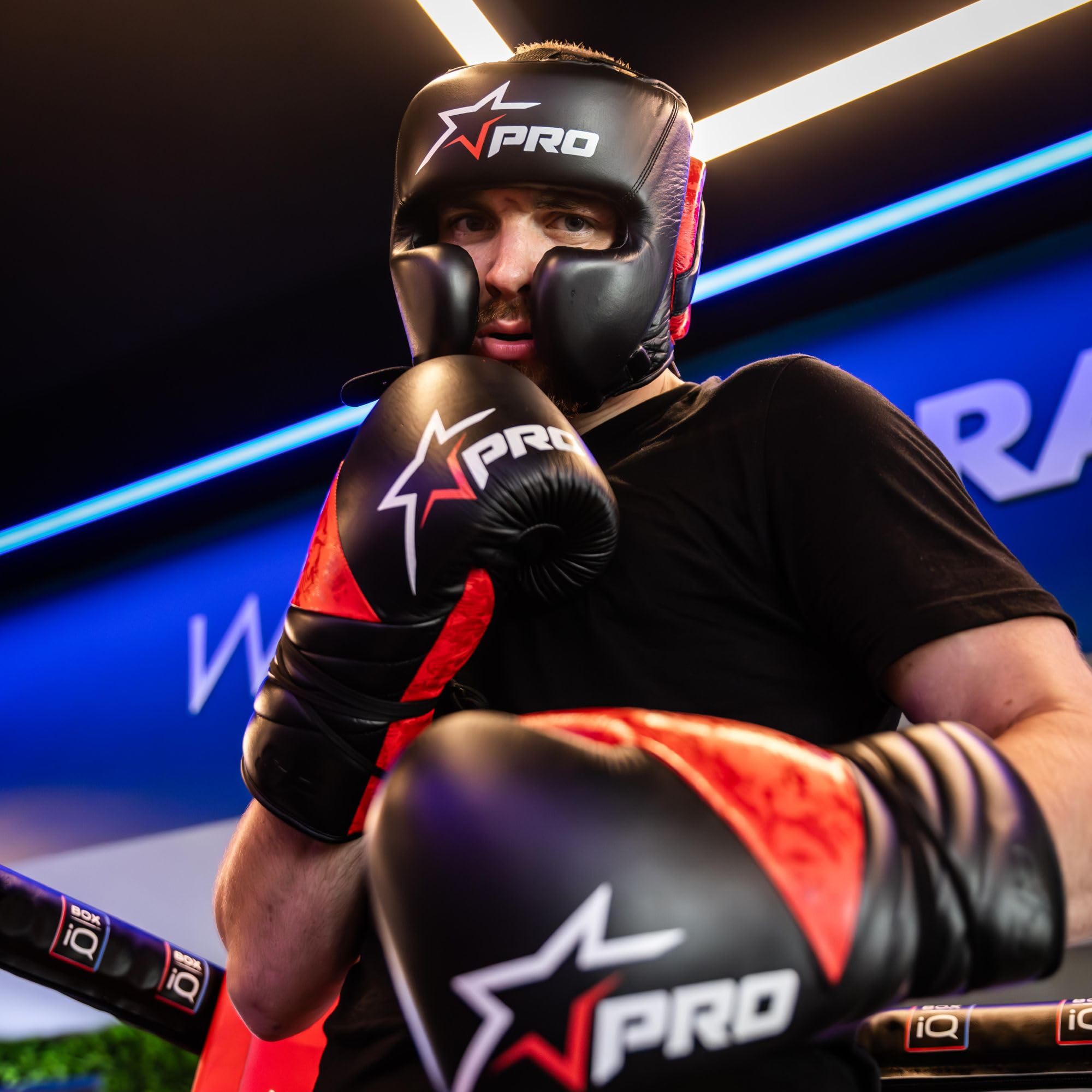 Starpro Nimbus Boxing Headguard do sparingów – skóra premium, maksymalna ochrona z podwyższonym policzkiem i regulowanym dopasowaniem – lekki sprzęt treningowy dla mężczyzn i kobiet