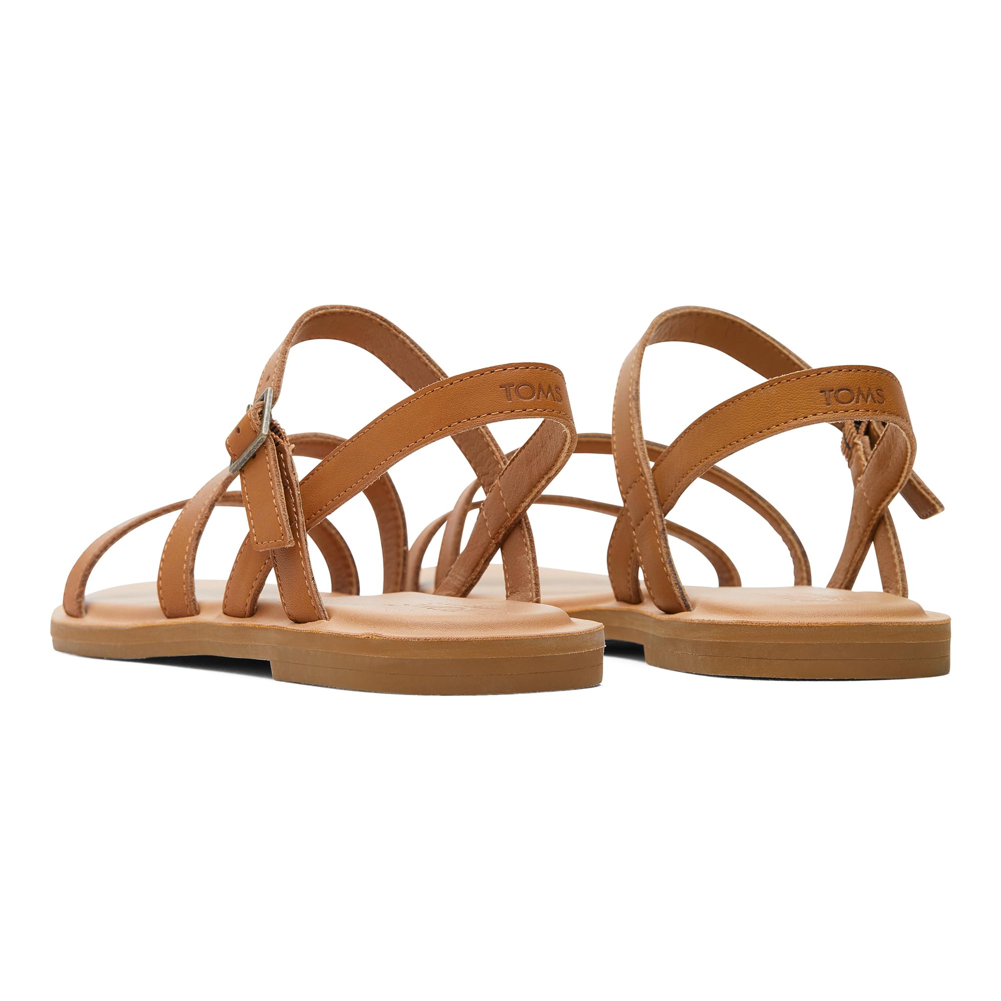 TOMS Women's Kira Sandal, Leather Upper