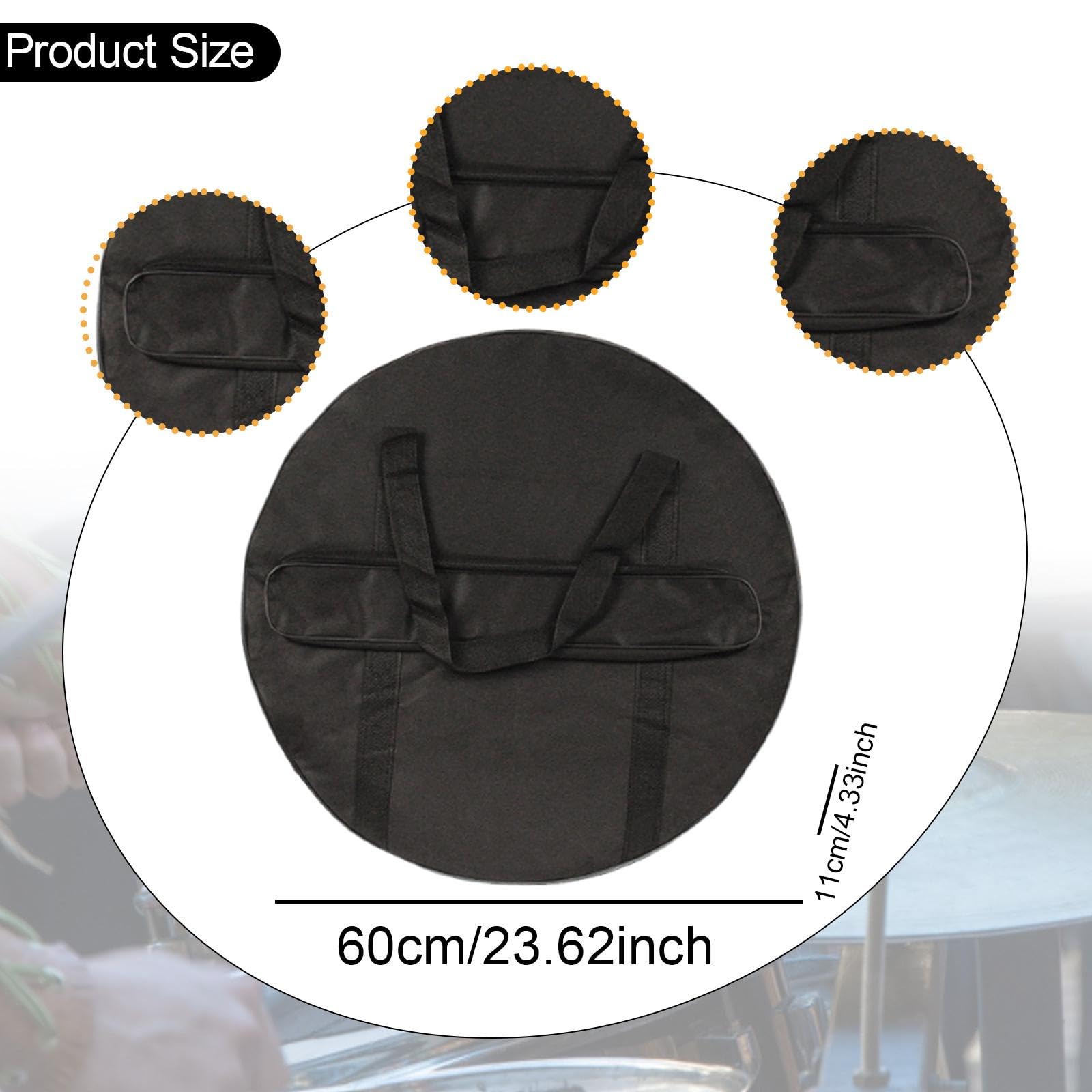 Borsa Da Gong con Tasca Laterale E Maniglia per Viaggi E Prestazioni, 60x11 Cm