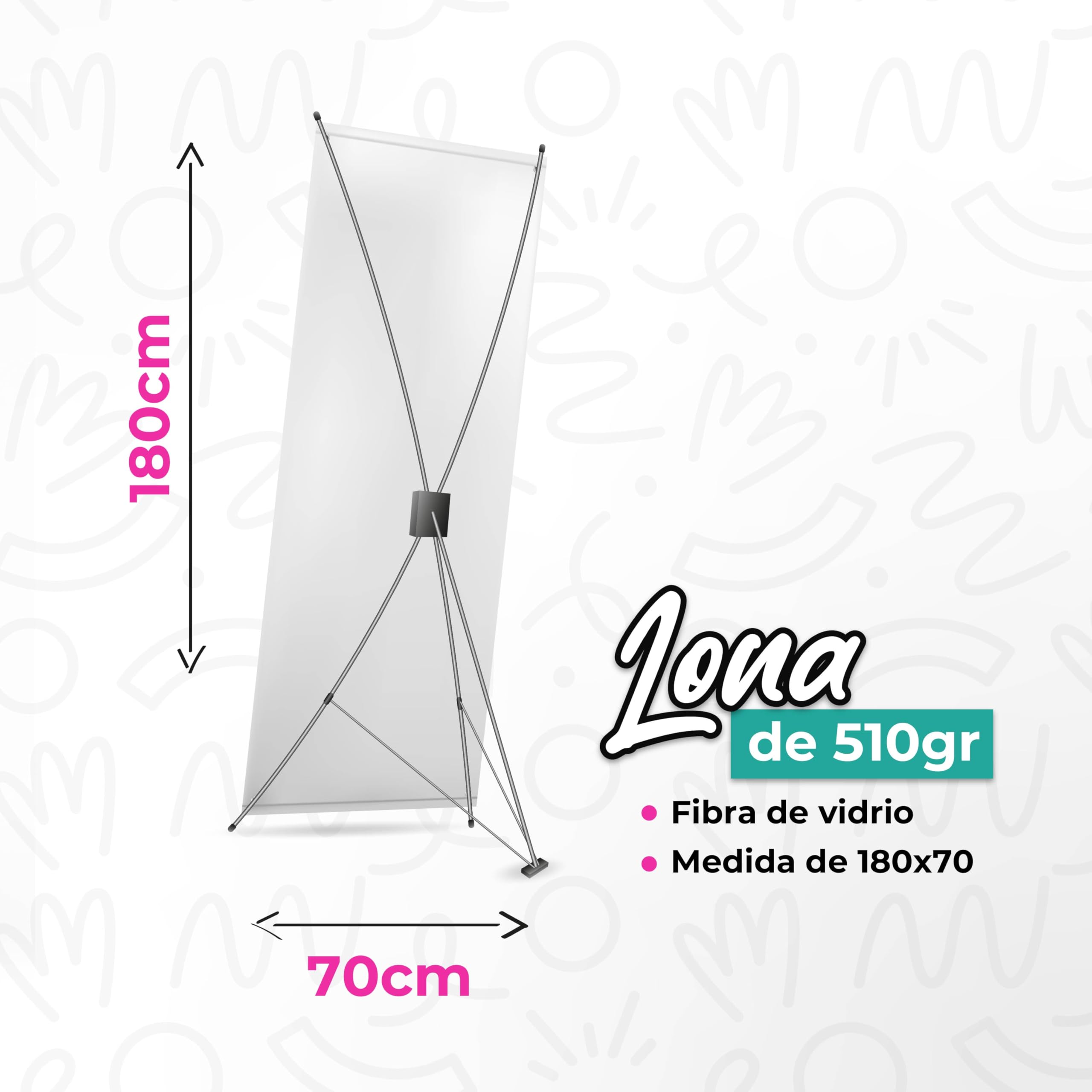 Cartel Personalizado Comunion - Photocall comunion con Foto para Decoracion | Print Stamp Love, Decoracion comunion, Lona personalizada PVC Resistente con Estructura, Montaje fácil (70x180cm) MODELO 3