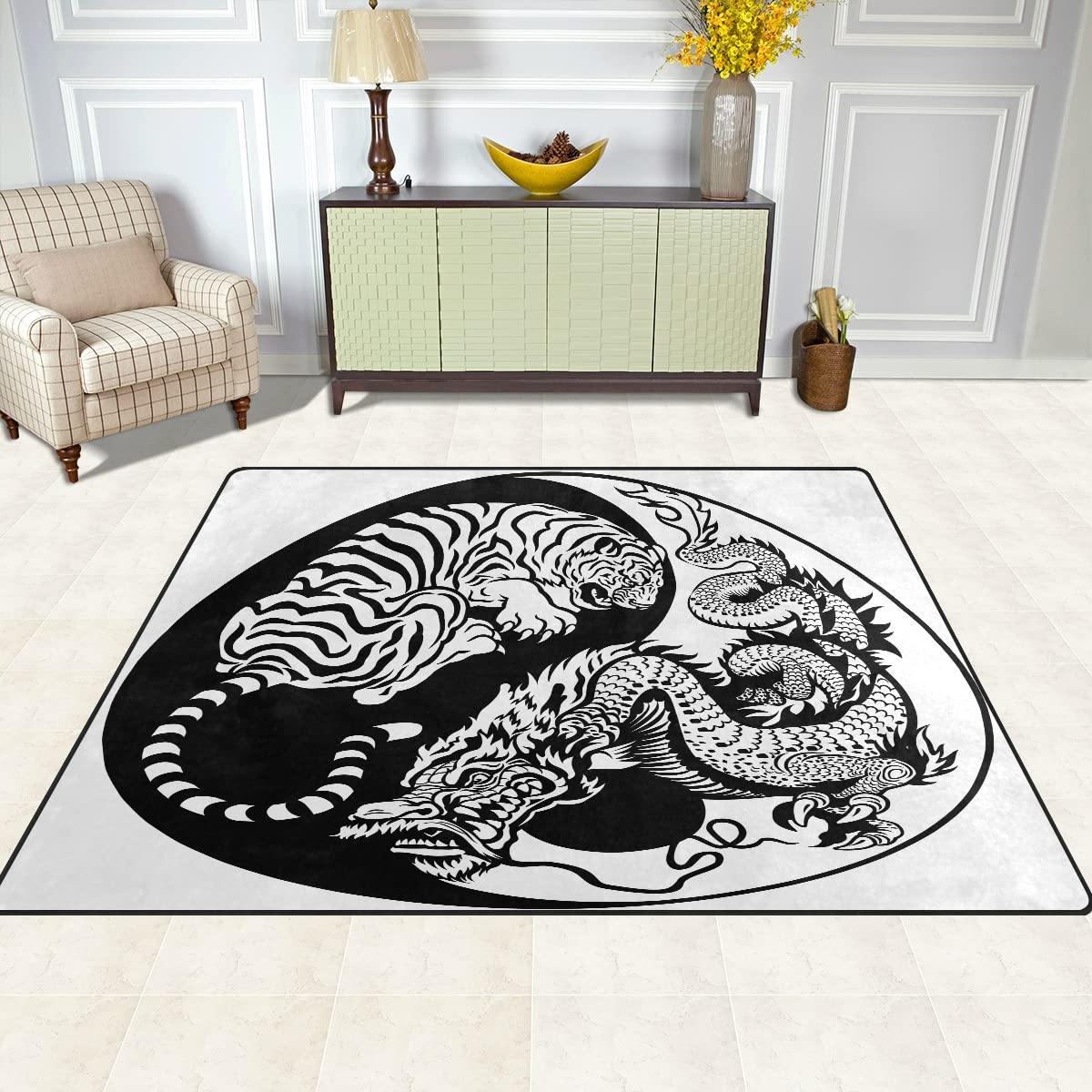 ウール製ドラゴン柄ラグ 120x70cm Detail（ディテール）の「Detail × FREAK'S STORE/ディテール