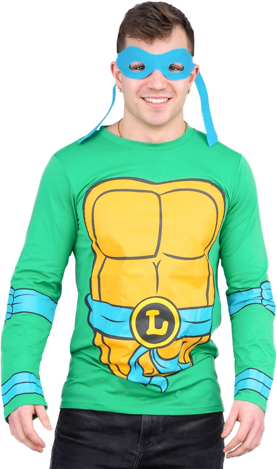 Teenage Mutant Ninja Turtles Halloween Costume Cosplay 4 Felt Eye Masks - Image 6