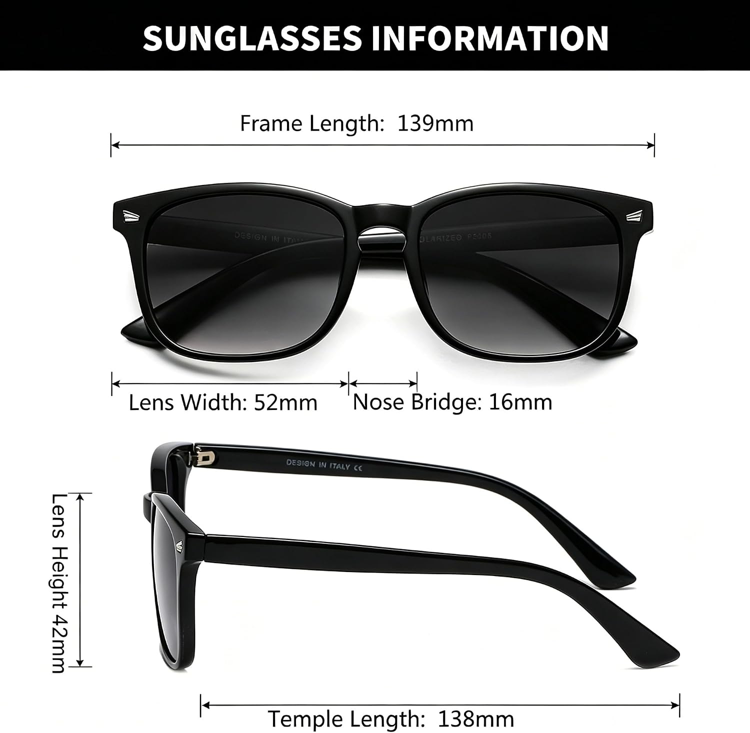  Polarized Sunglasses for Women Classic Retro Style UV400 Protection thumbnail