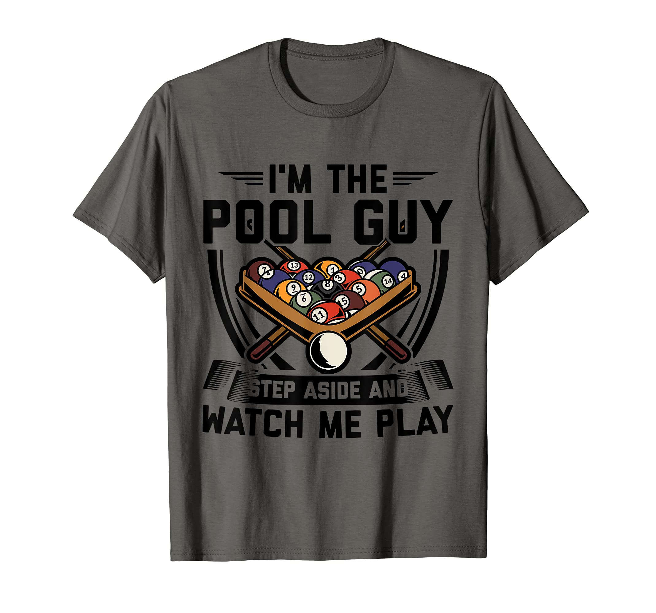 Billiard Billard Spieler Snooker Spieler MotivePool Guy Billiard Player Snooker Pool T-Shirt