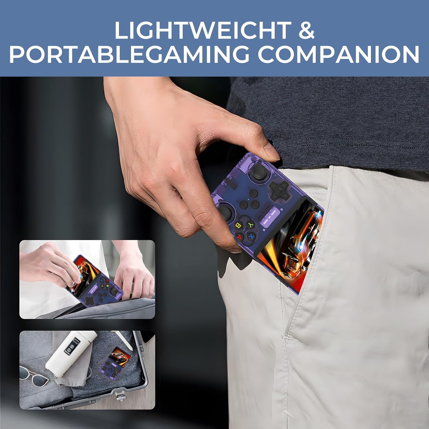 R36s Pro Retro Handheld Game Console, 3.5in IPS , 128GB Preloaded with 40000+Classic Games, Portable Game Console,30 +Game Emulator, Linux System,3500mah Rechargeable Battery 8 71pH9RFDkFL. AC SL1500