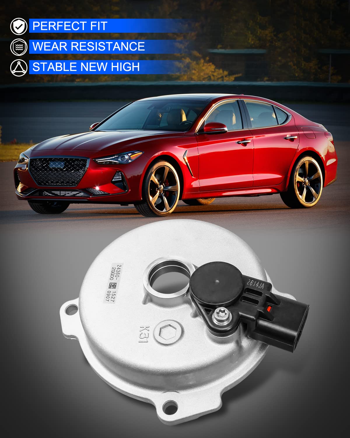 Capteur De Position D'Arbre à Cames (VVT) Pour Hyundai / Kia Santa Fe 2014-2020 - Neuf