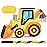 WERNNSAI Construction Pinata - Construction Party Supplies Dump Truck Pinata with Blindfold and Bat for Boys Kids Tractor Excavator Theme Birthday Party Game Decorations
