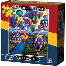 Dowdle Folk Art Balloon Festival Puzzle 1000 Piece