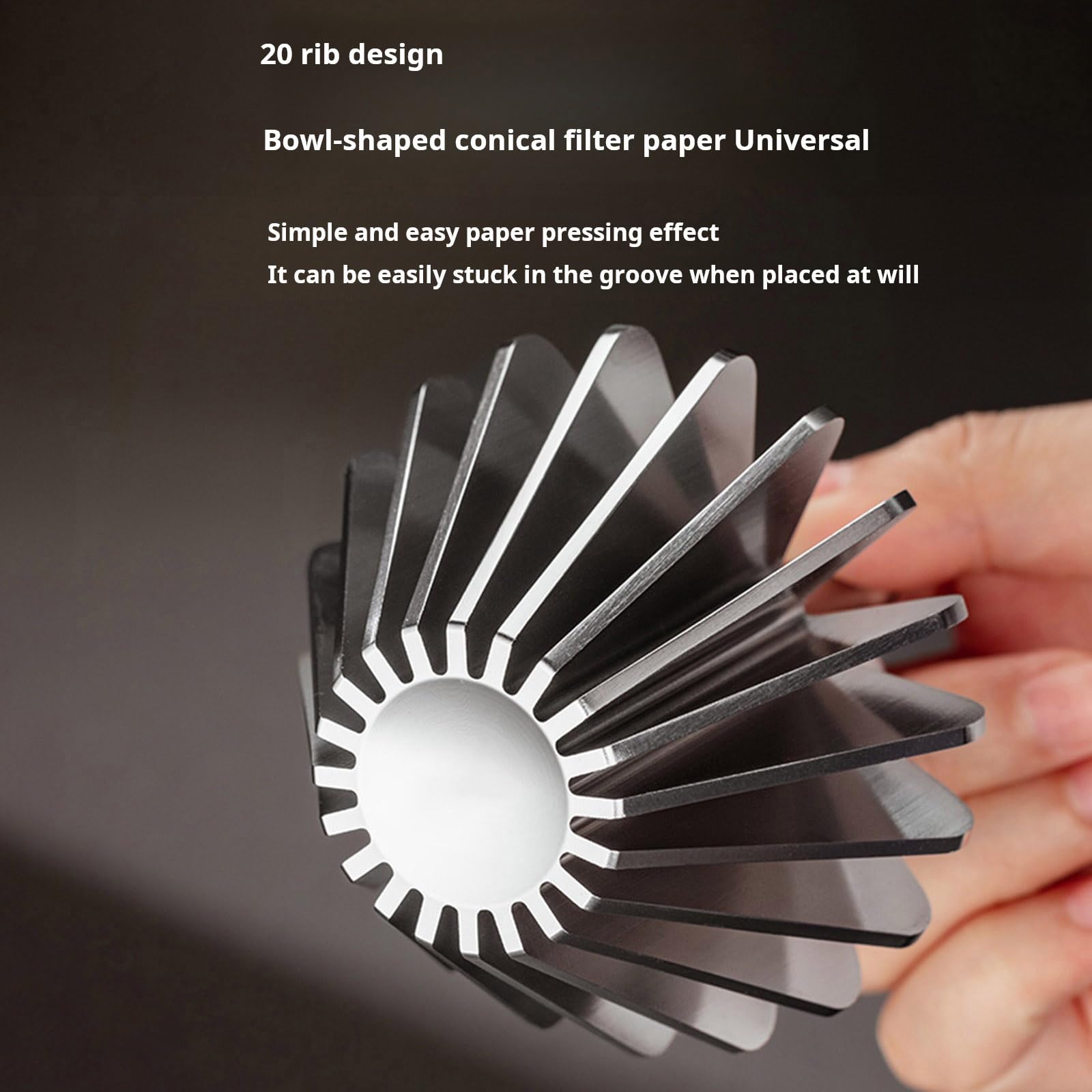 Accesorio de café Profesional de aleación de Aluminio para asegurar de Filtro, Equipo de café portátil, Equipo de elaboración de Cocina