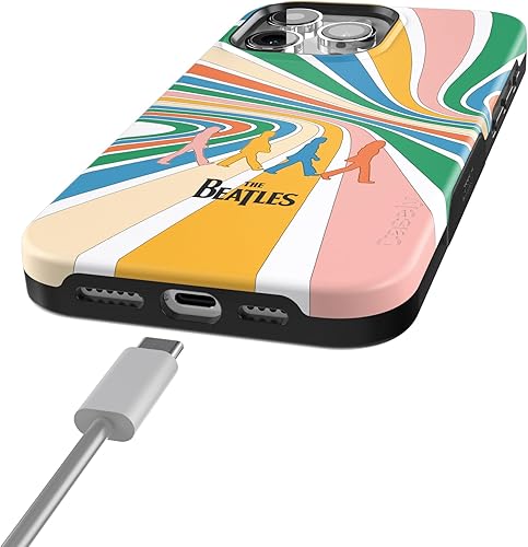 Vista 1209 de Casely Funda para iPhone 15 Pro Max Jardín Secreto Flores mixtas Funda atrevida Compatible con MagSafe y botón de acción Secret Garden