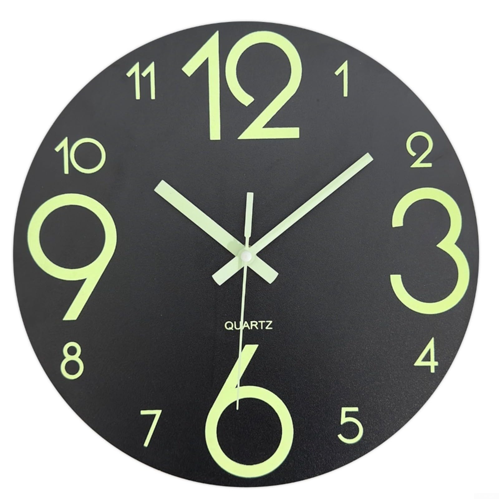 Horloge murale en bois de 40 cm avec un mécanisme de précision à quartz silencieux