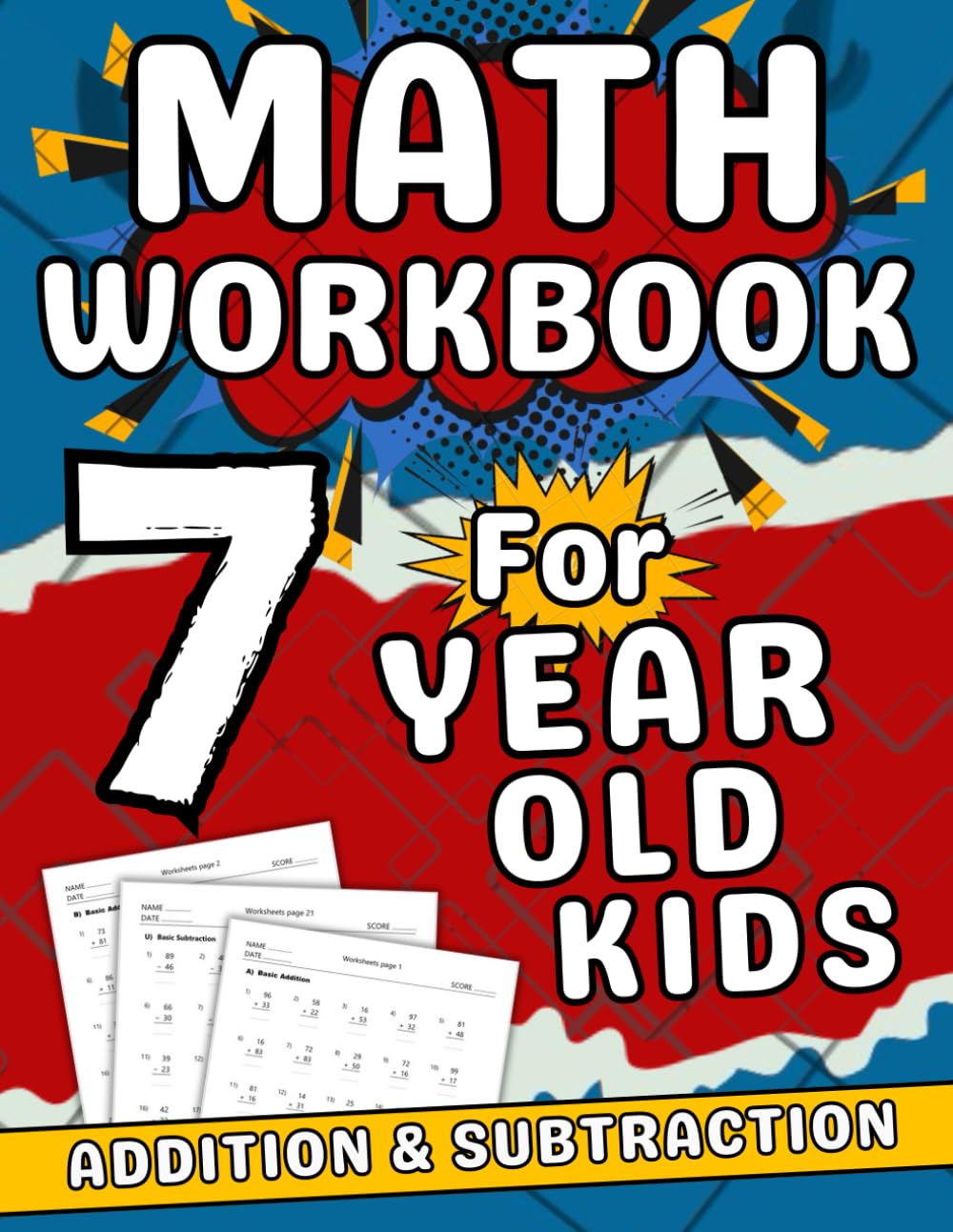 Math Workbook Addition & Subtraction With Answers: Math Practice Workbook For Kids +2000 Exercises