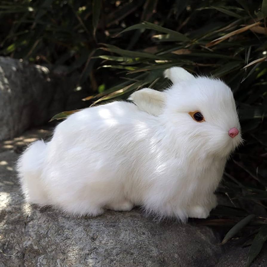 Amazon.co.jp: 動物 抱き枕 リアル兎 置物 うさぎぬいぐるみ