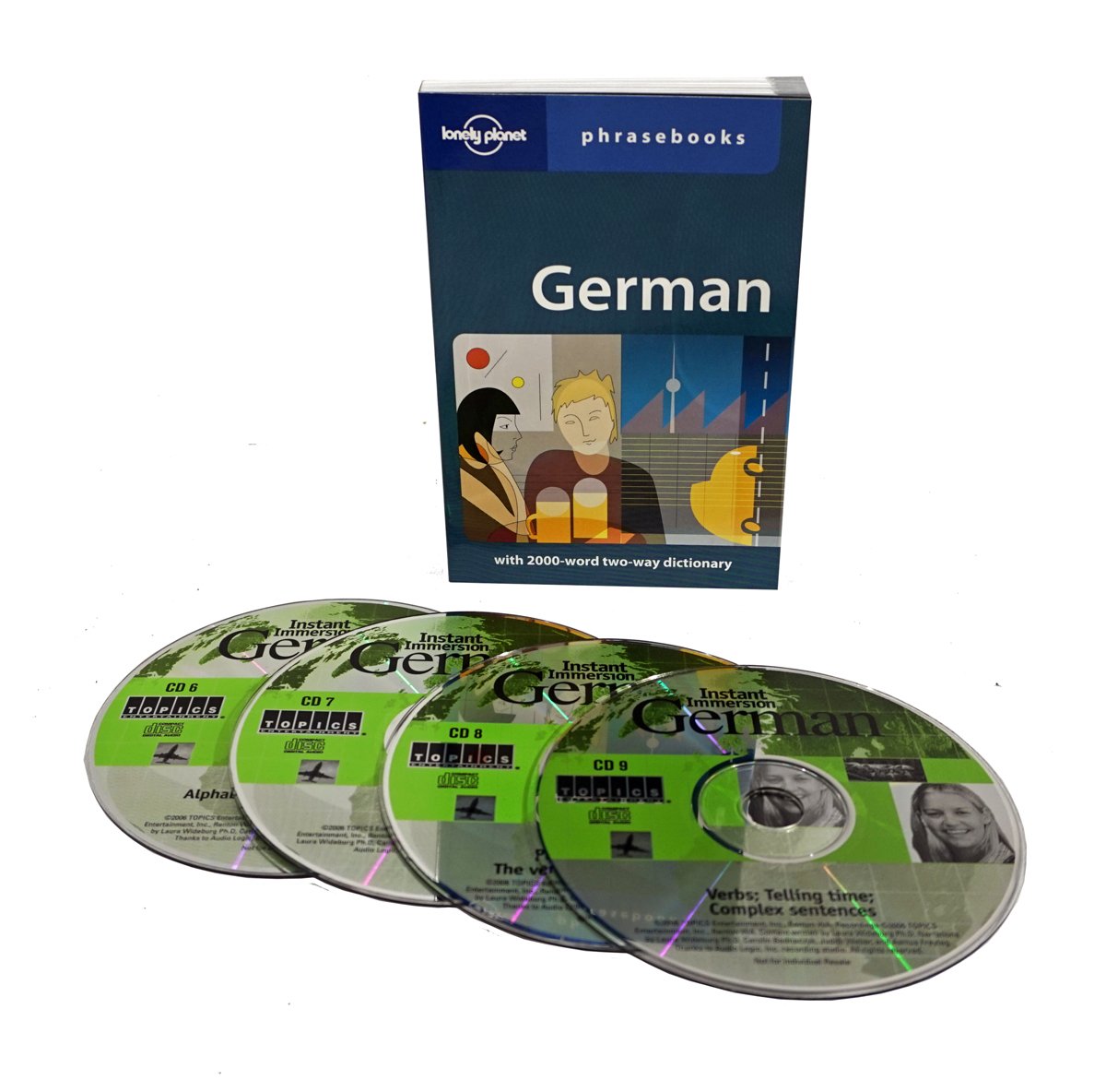 Topics Instant Immersion Learn to Speak German Language (4 Audio CD Set with Phrasebook) Listen in Your car!