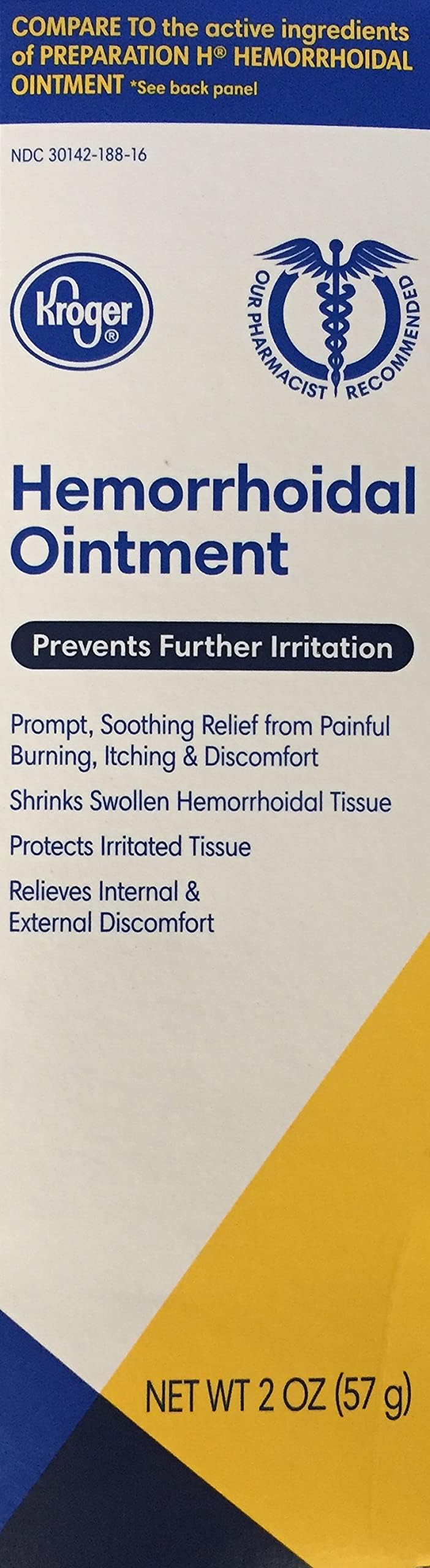 Kroger Hemorrhoidal Ointment 2 oz