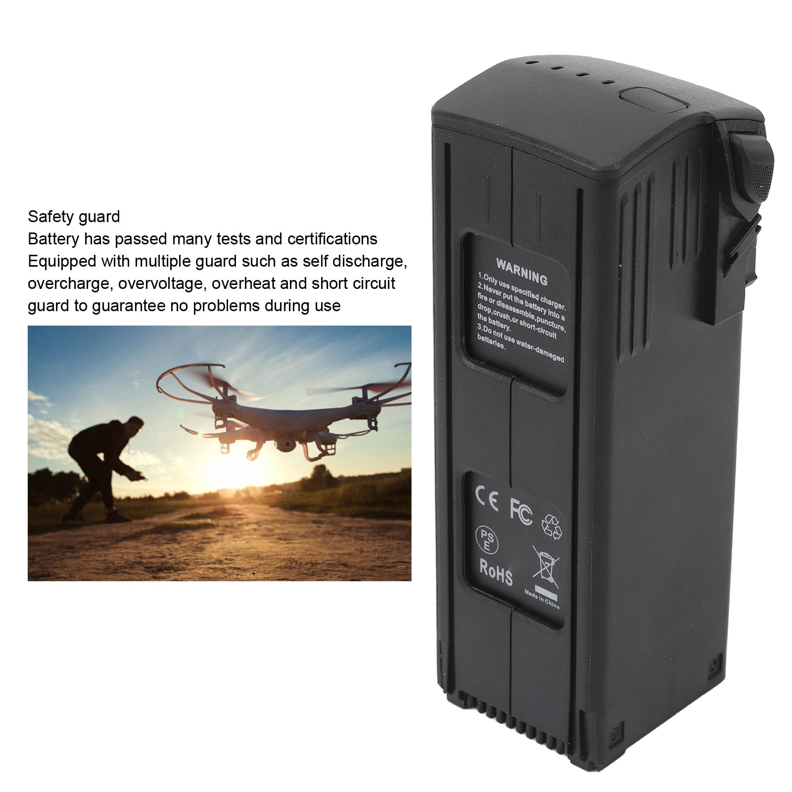 Batería de Vuelo Inteligente, para 3 3 Pro 3 Cine 3 Classic 3 Pro Cine Batería de Repuesto, Batería de Drone RC, 5000mAh 43min Tiempo de Vuelo