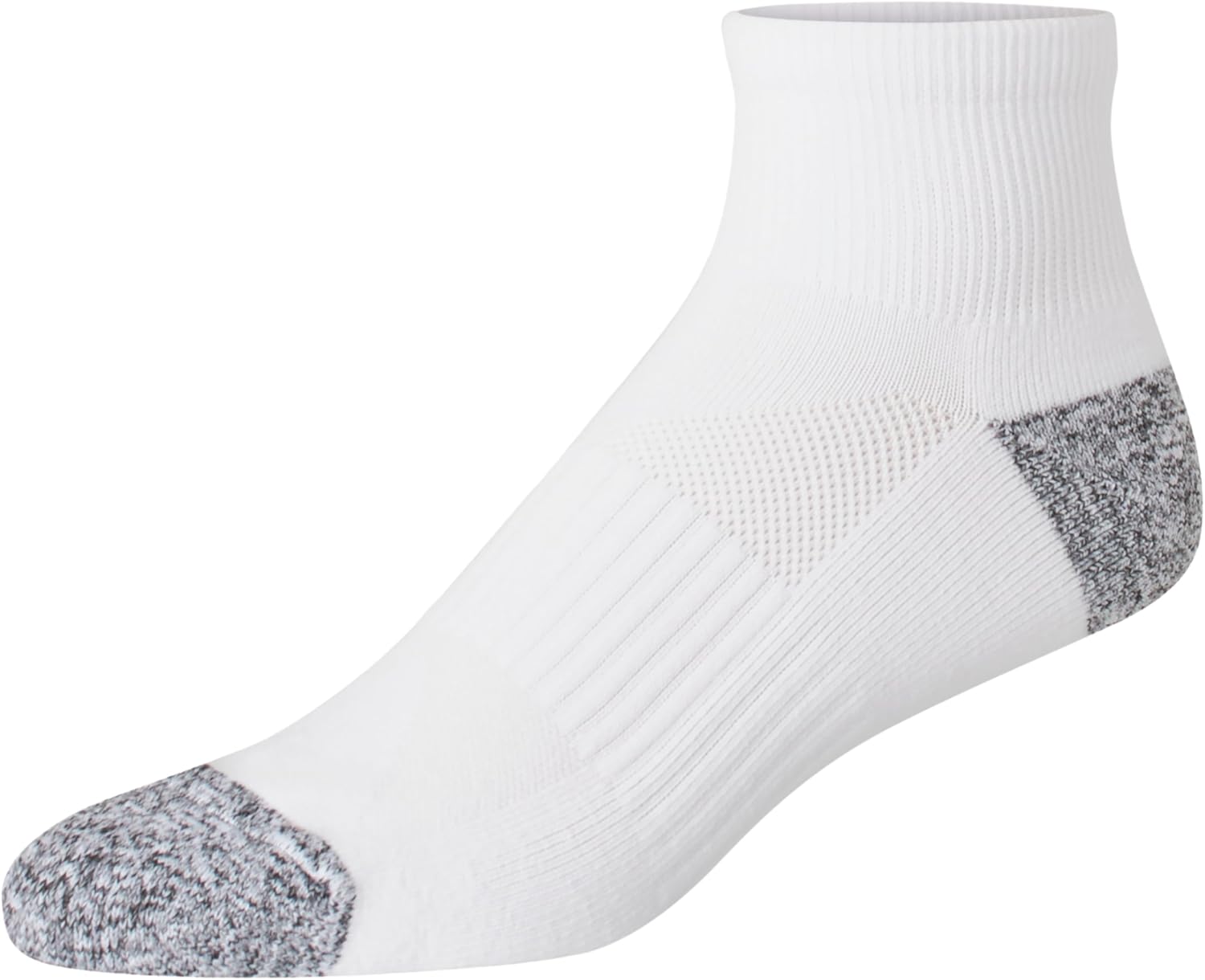 Hanes Men's Moves Performance Socks, Moisture-wicking Ankle & Low-cut Socks, Breathable Mesh Panels, 6-pack