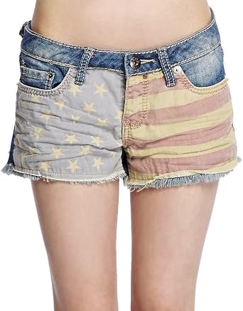 YMI Womens/Junior Patriotic Denim 