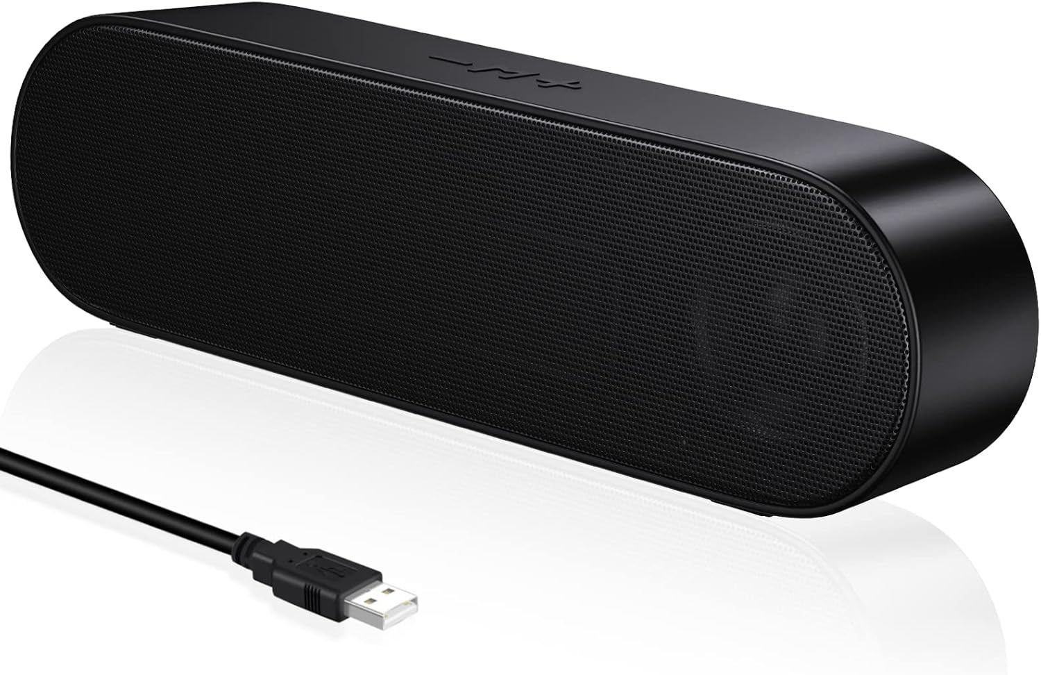 Elprico Mini Altoparlanti Per Computer 2.0 – Suono Stereo USB Con Jack 3.5mm – Bassi Chiari – Per PC Desktop Portatile