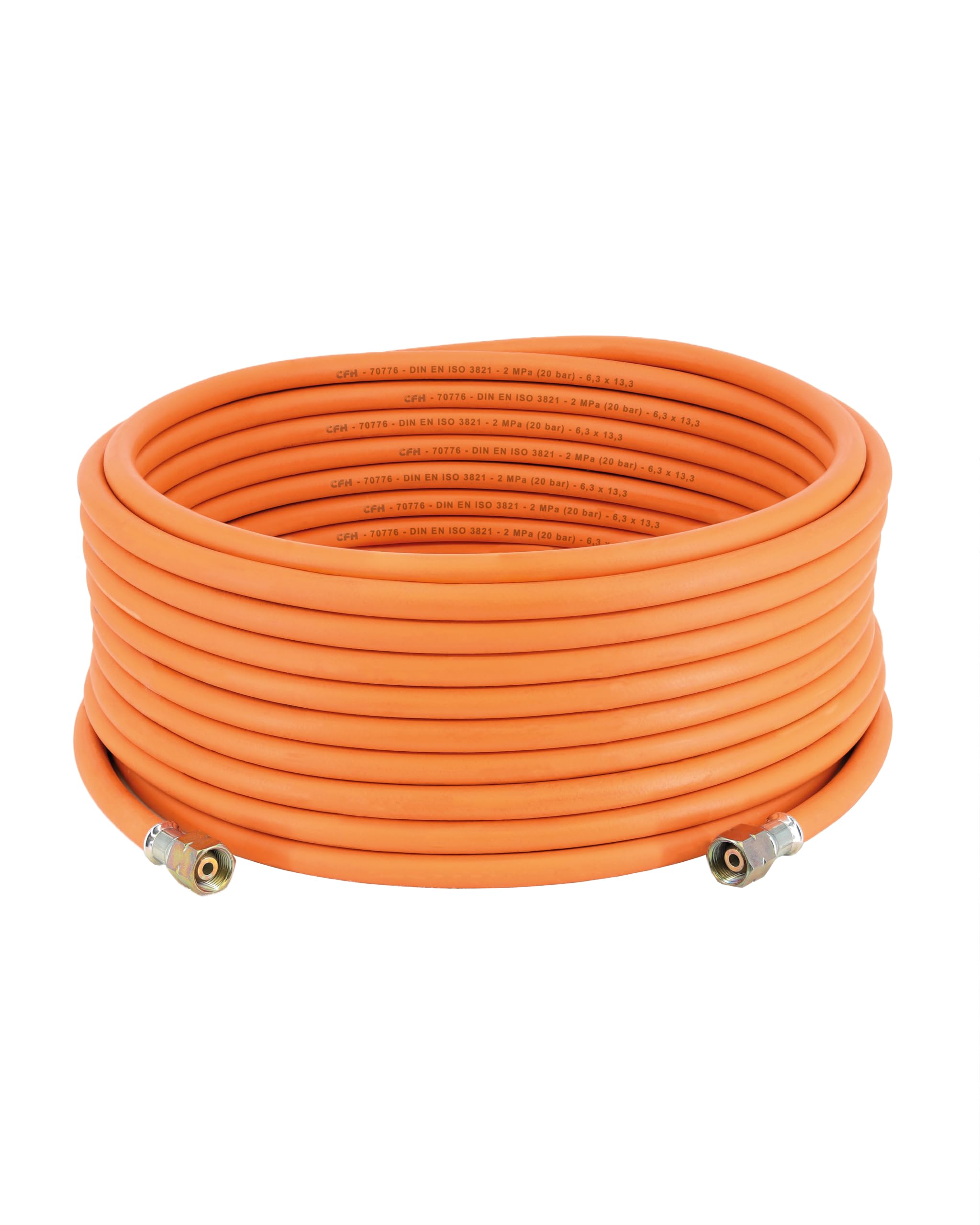 CFH Gasschlauch Gummi 20 m VS 790 G 3/8" LH Anschluss 20 bar LPG Propan Butan