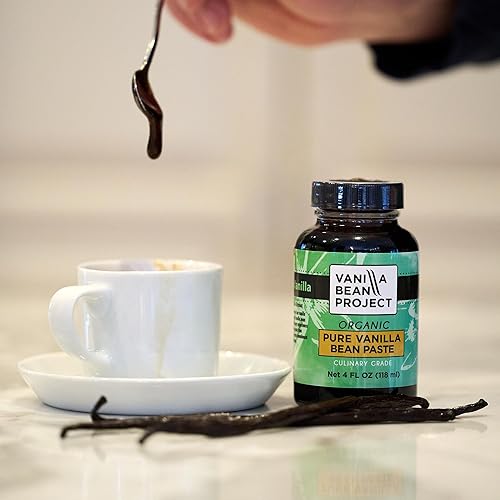 Miniatura 5 de Pasta orgánica de vainilla  Necesidad de hornear  Vainilla pura para cocinar  Proyecto de vainilla  1 cuarto de galón, 32 onzas