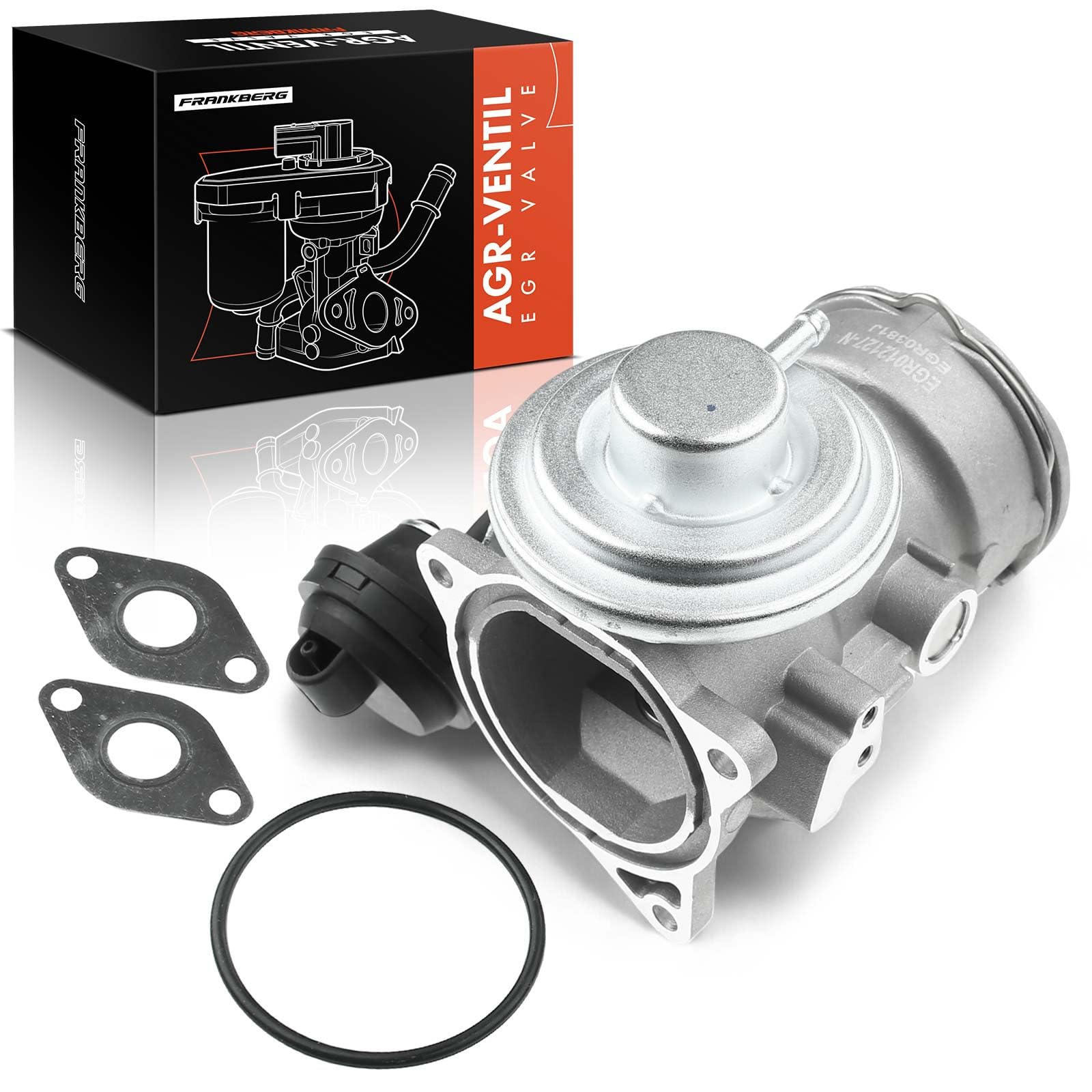 Frankberg Valvola EGR Diesel Compatibile con A4 Avant 8E5 1.9L Galaxy WGR 1.9L S.h.a.r.a.n 7M6 7M8 7M9 1.9L A4 8E2 1.9L A.l.h.a.m.b.r.a 7V8 7V9 1.9L Replace# 038131501J