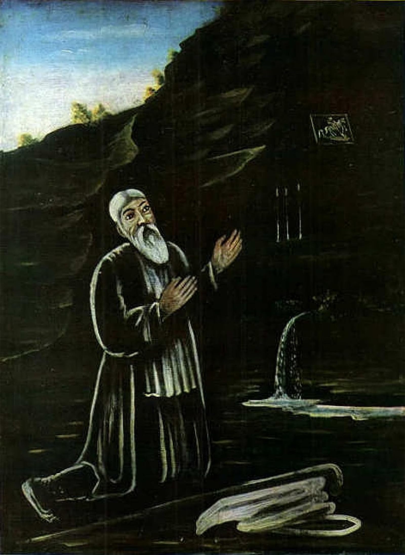 Tableau Niko Pirosmani Saint Georges pour valoriser un mur vide 60x90 - 5