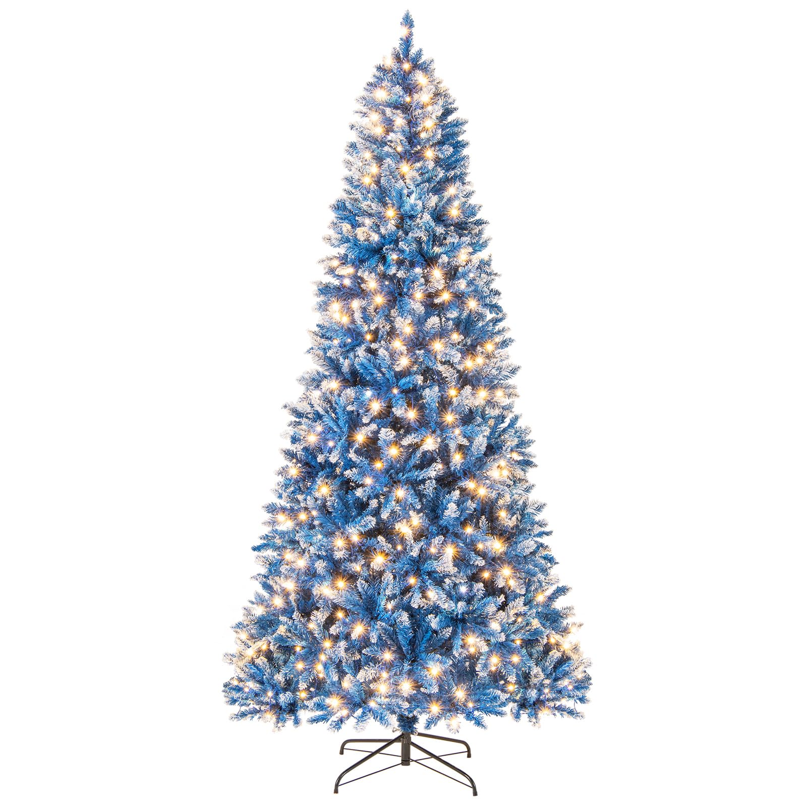Amazon.com: Goplus 8 FT Pre-Lit Artificial Christmas Tree, Blue