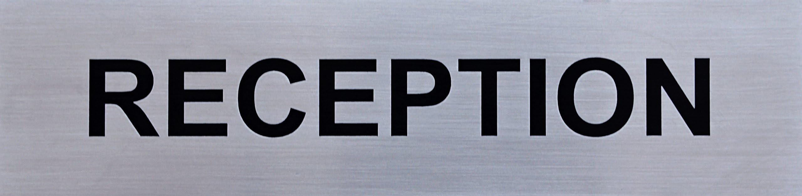 I Door Sign I Reception I Office Sign I Stainless Steel I Chemically Etched Logo