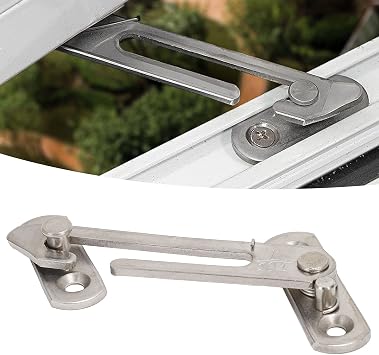 Window Stopper, Hardware Accessories Rugged and Durable Casement Window Limiter 2.5mm Thick for Window Sash Spacing is 14-17mm