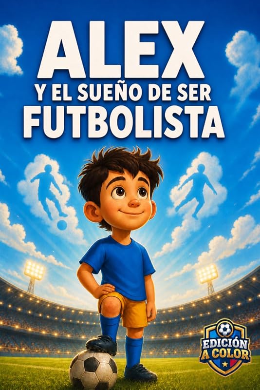 Alex y el Sueño de Ser Futbolista: Una historia inspiradora de fútbol, amistad y confianza para niños de 6 a 10 años (Spanish Edition)