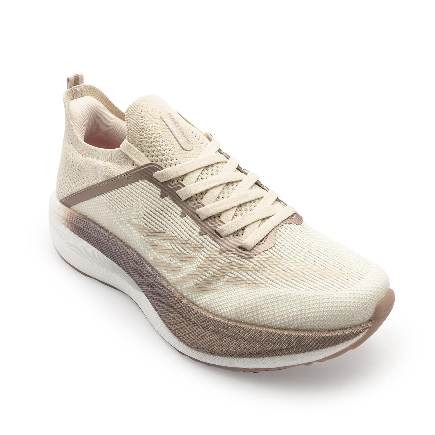 Red Tape Women's Sport Shoes Grey Knitted Round Lace-Up-image-24