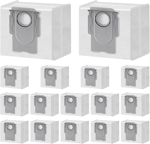 16 Packs Q10 Q7 Q5 Bag Replacement for Roborock Q10 S5+…