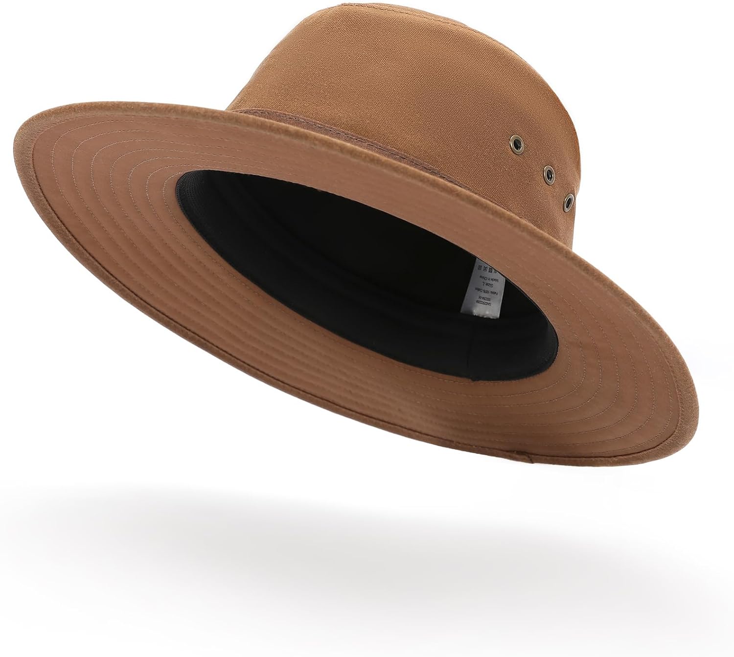 Delano Waxed Cotton Safari Hat - Classic Fit Unisex​ Waterproof, UPF 50+ Sun Protection, Packable