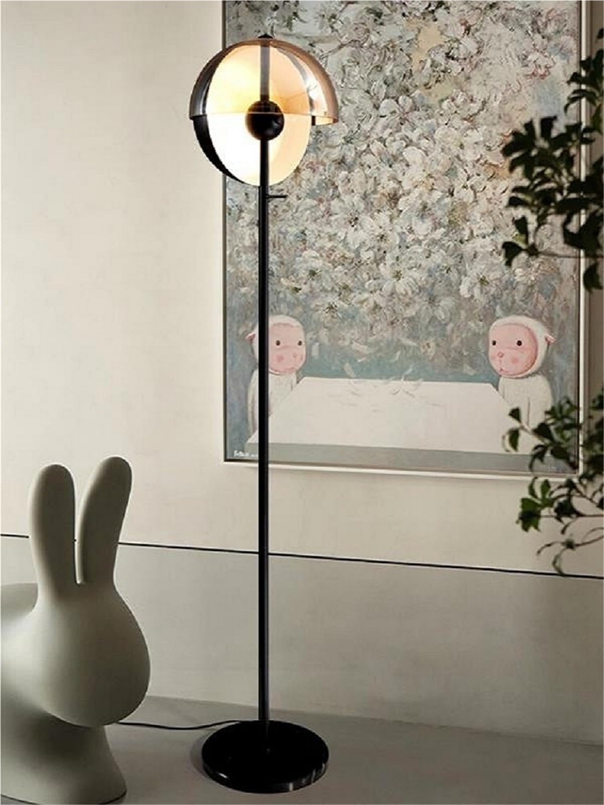 Lampes Pied Lampa Podłogowa W Stylu Industrialnym, Lampka Nocna Do Sypialni Lampy Stojące Salonu