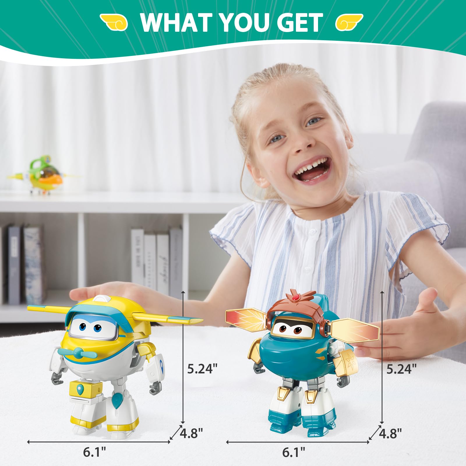 Amazon.com: Super Wings Transformable Toys Playset, 5 in SNAP and